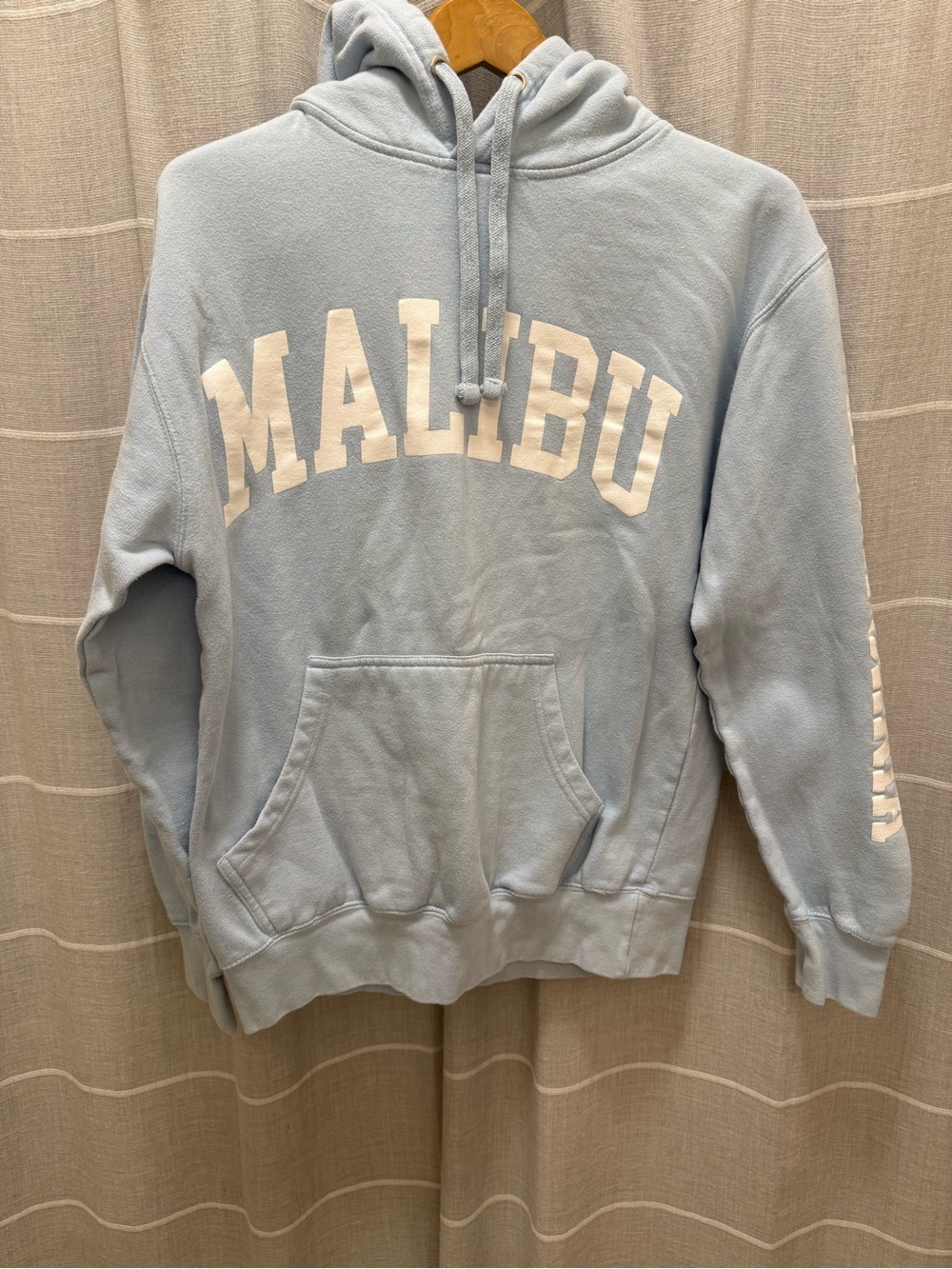 Malibu Light Blue Graphic Hoodie